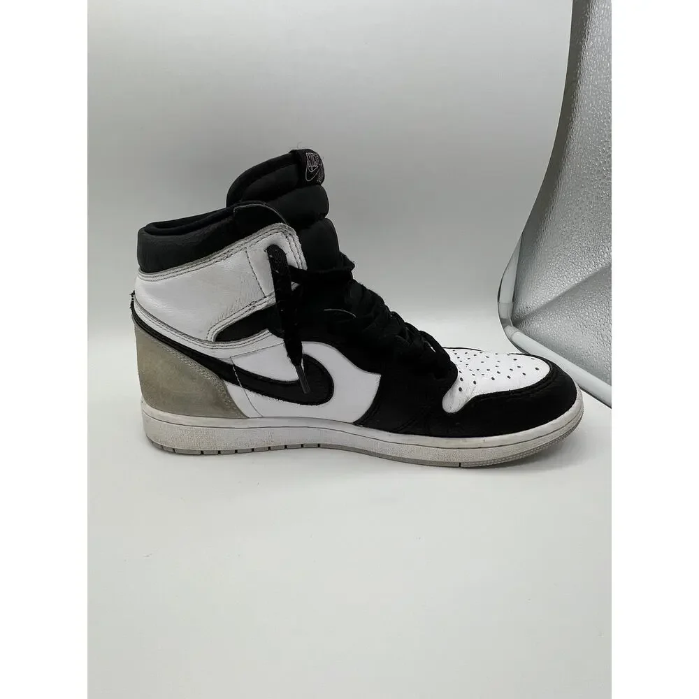 Nike‎ Air Jordan Black White 1 Retro High OG Men's Basketball Sneakers Size 10